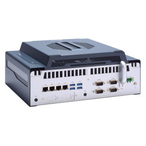 AxiomTek eBOX671B Fanless Computer, i9/i7/i5/i3 and Celeron, 4 Ethernet ports, optional PoE